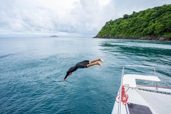 Private Sunset Cruise by Catamaran Yacht Tour - The Sunset at Promthep Cape: A Highlight