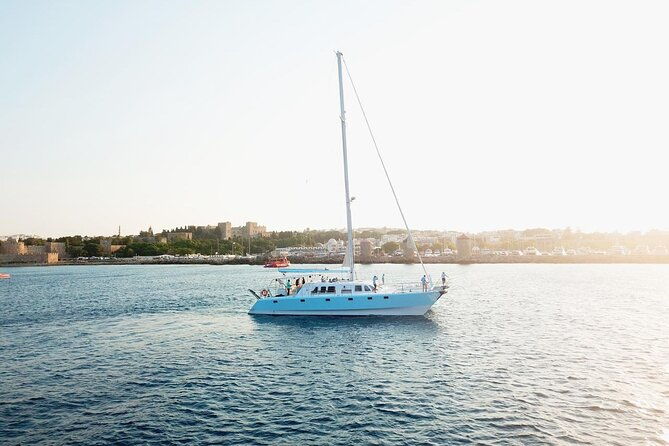 private-sunset-trip-on-a-catamaran-rhodes