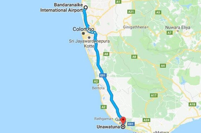 Private Taxi from Sri Lanka Airport (BIA-CMB) to Unawatuna Hotels - FAQ