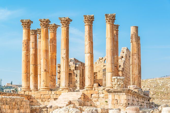 Private Tour: Full Day Trip of Jerash, Umm Qais, and Pella from Amman - Exploring Umm Qais: Scenic Views and Ancient Treasures  