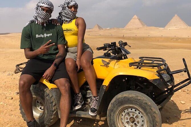 Private Tour Giza pyramids Sphinx Camel Ride Lunch Quad ATV bike - Frequently Asked Questions