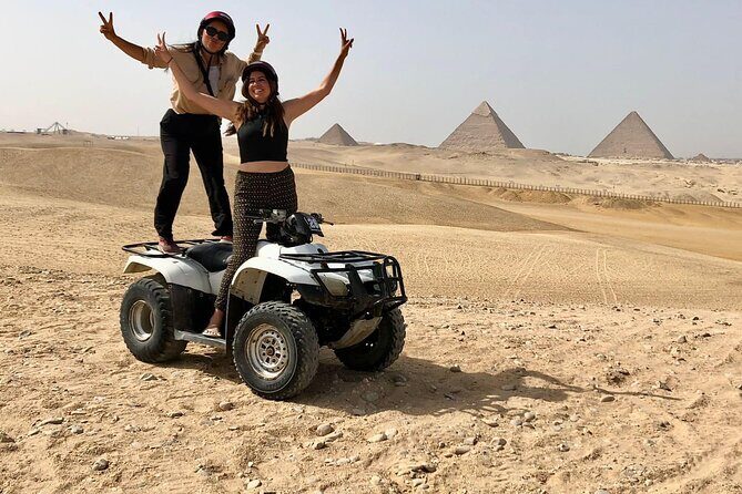 Private Tour Giza Pyramids, Sphinx, Lunch, camel ,shopping tour & Quad bike Ride - FAQs