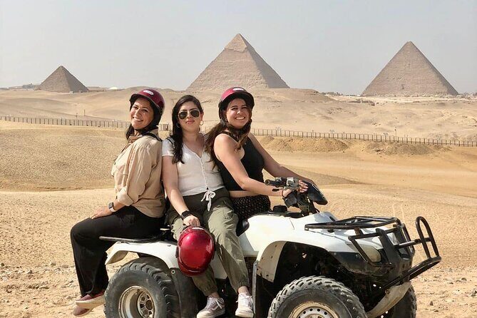 private tour Giza Pyramids , Sphinx with 60 Minute Quad Bike ATV - Key Points  
