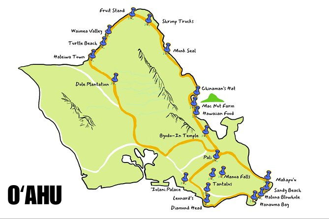 private-tour-oahu-circle-island-up-to-6-passengers-customizable
