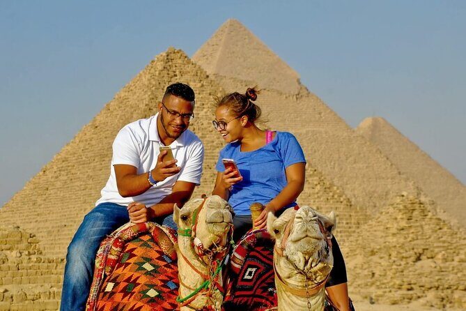 Private Tour to Giza pyramids Sphinx Sakkara and Camel Ridding - Key Points