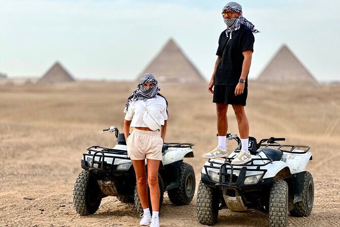 Private Tours Giza Pyramids ,Sphinx ,Quad Bike& Safari Camel Ride - Camels across the desert: a must-do experience