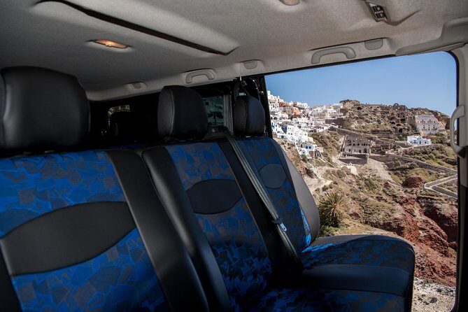 Private Transfer from-to Santorini airport to-from anywhere in Santorini Island - The Sum Up