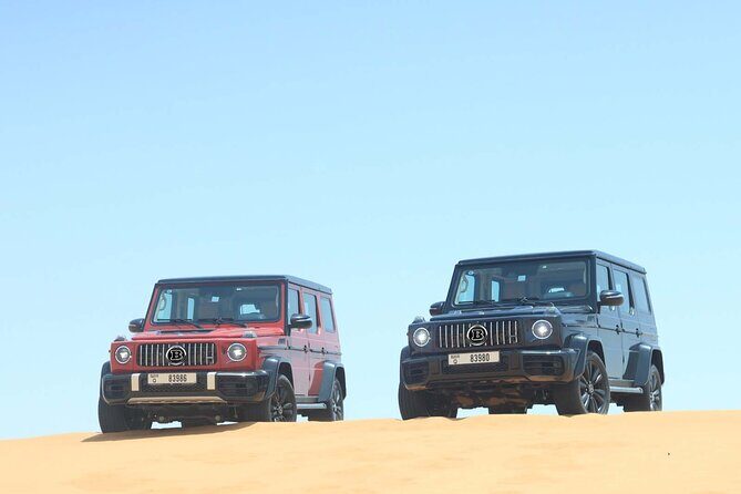 Private VIP Desert Safari in Luxury Vehicle G-Wagon - The Journey Begins: From Pickup to Desert Camp