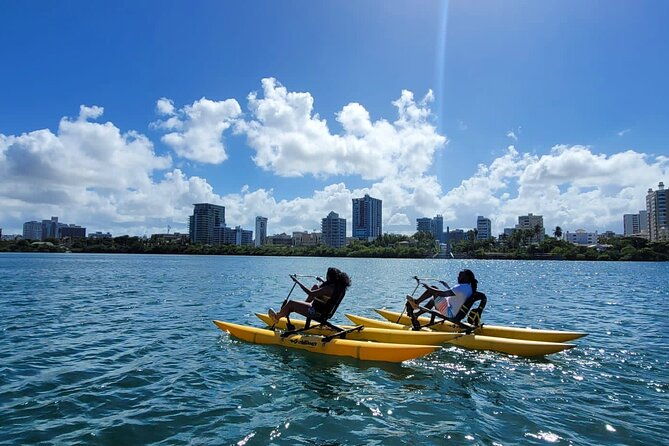 private-water-bike-in-condado-lagoon-san-juan