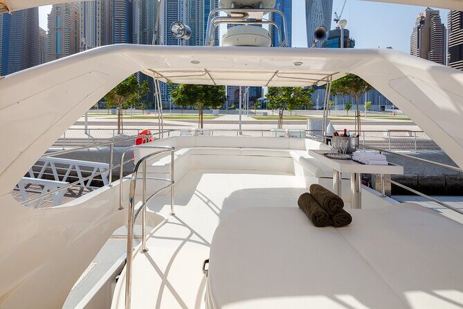 Private Yacht Dubai: Rent 61 ft Luxury Yacht up to 30 people - The Experience in Detail