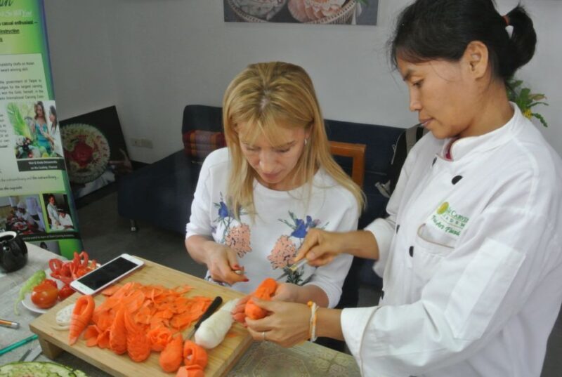 Professional 3-hour Thai Fruit and Vegetable Carving Class - Price and Value