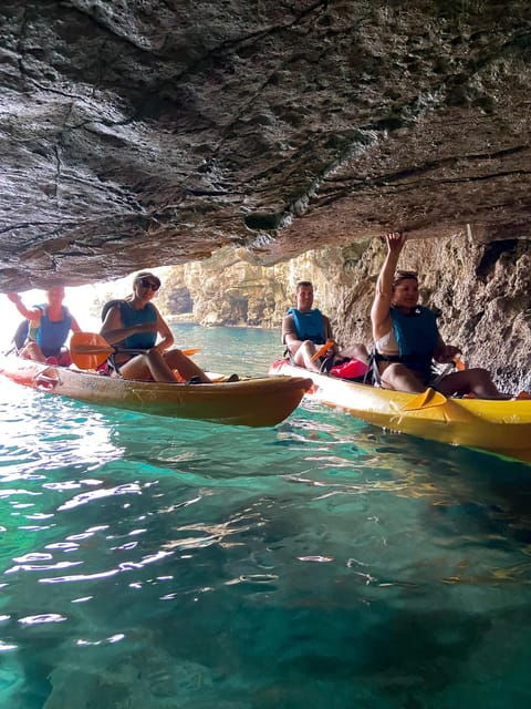 pula-3-hrs-kayak-cliffs-snorkeling-small-group-adventure