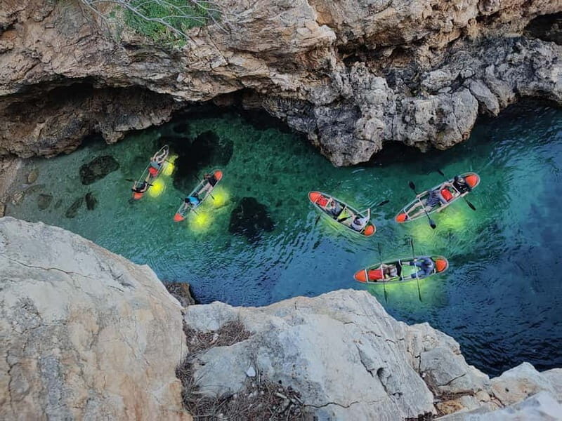 Pula: Cave Sunset/Night Tour in Transparent Kayak - Experience Breakdown: What It’s Like to Kayak in the Dark in Pula