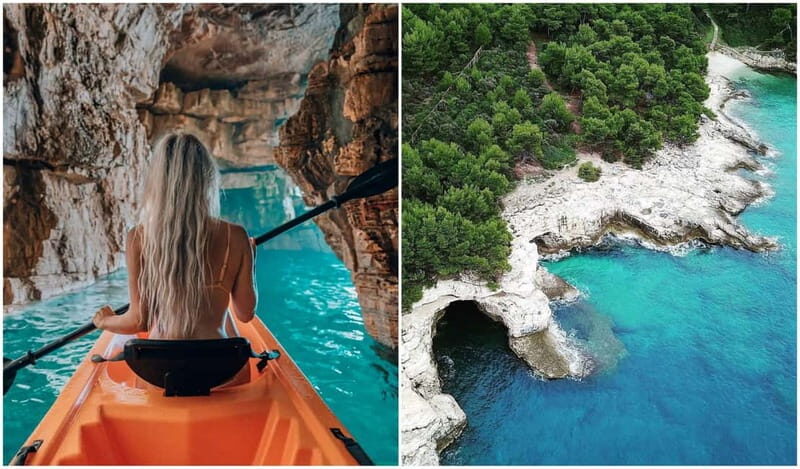 Pula: kayak tour, Seagulls rocks, military zone, snorkeling - An Exciting Way to Experience Pula’s Coastal Charm