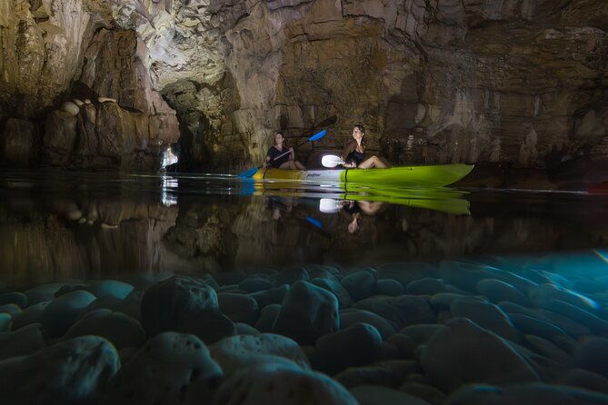 pula-kayaking-at-blue-cave-with-cliffs-tour-and-snorkeling