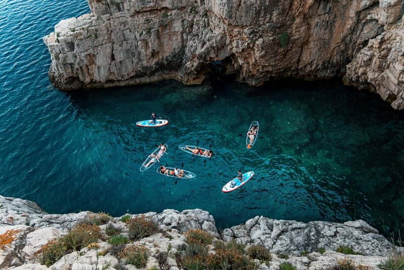 Pula: Sunset/Night Illuminated Transparent Kayak Tour - Detailed Breakdown of the Itinerary