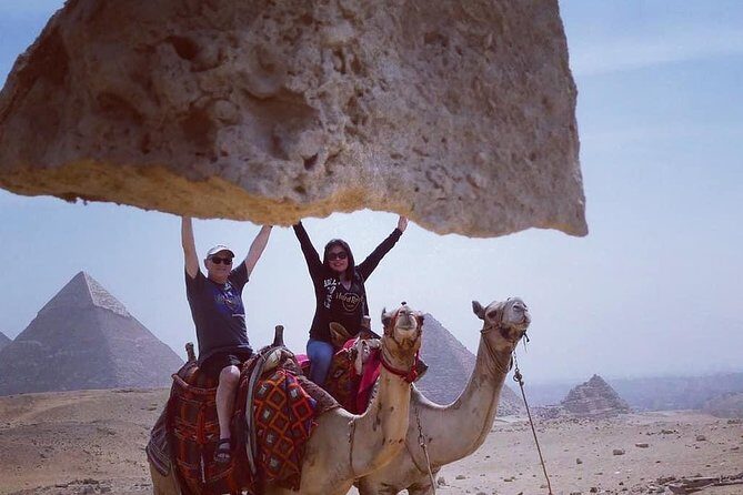 pyramids, Egyptian Museum Layover with Camel & Felucca Ride - Camel Ride at the Pyramids