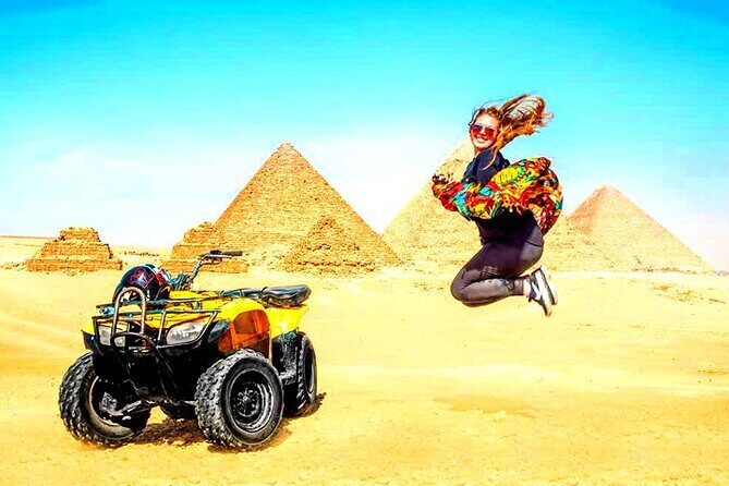 Quad bike adventure with Guided tour to Giza pyramids including camel ride - Key Points