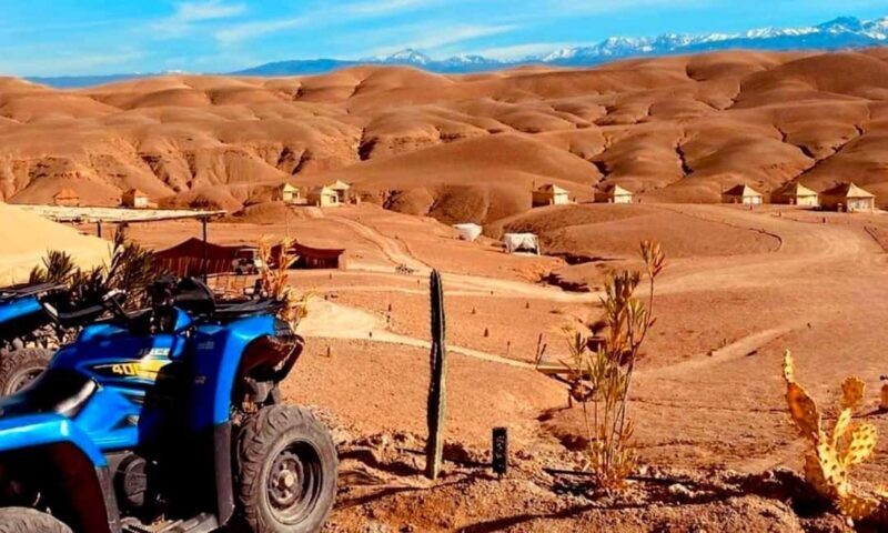 Quad bike and Lunch & Pool in Desert Marrakech Agafay - Key Points