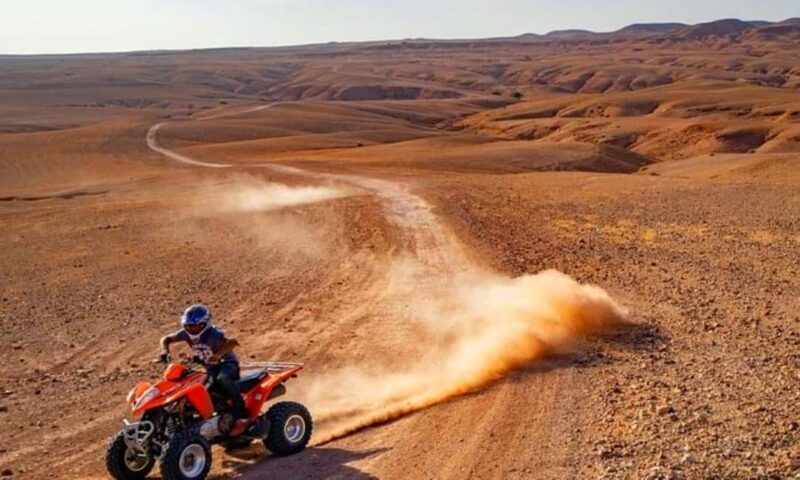 Quad bike and Lunch & Pool in Desert Marrakech Agafay - The Thrill of Quad Biking
