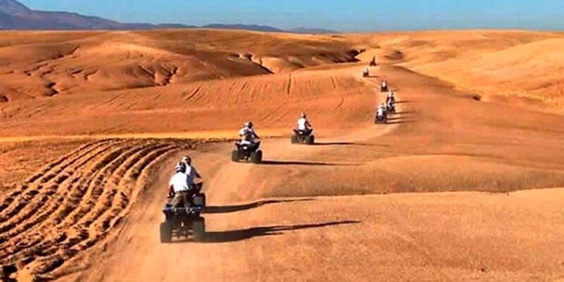 Quad bike and Lunch & Pool in Desert Marrakech Agafay - Poolside Relaxation and Refreshing Break