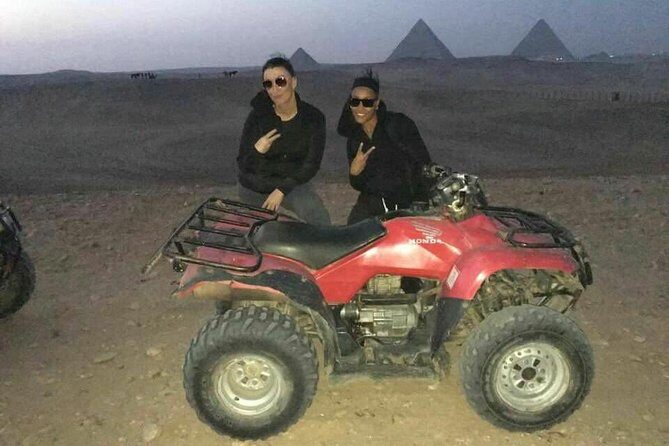 Quad bike around Giza Pyramids around Giza pyramids - Key Points