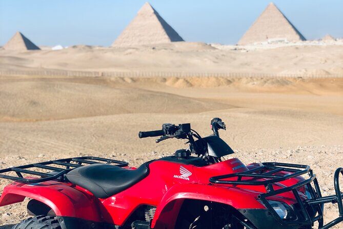 Quad Bike ATV Tours in Desert of Giza Pyramids with Egyptian Tea - Key Points