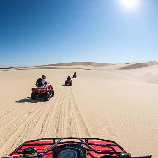 Quad Bike & Desert Sandboarding With Tea & BBQ Dinner - Key Points