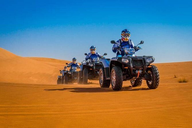 Quad Bike & Premium Desert Safari, with BBQ Dinner with 6 shows - Key Points