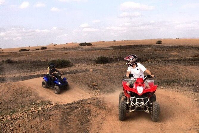 Quad bike ride palm grove Desert of Marrakech mountain bike - The Experience in Detail