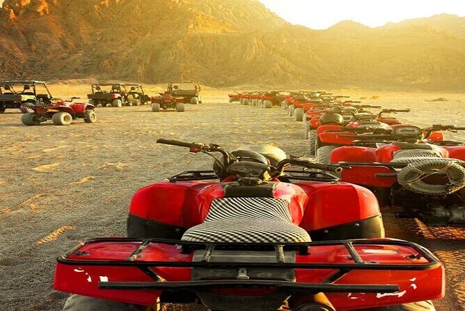 Quad Biking (ATV) at Giza pyramids Desert with Sunset Option - Who Would Love This Experience