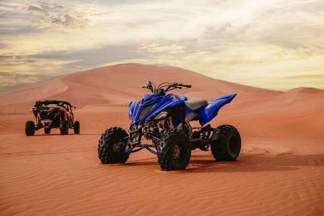 Quad Biking Dubai With Desert Safari Dune Bashing Camel Ride - Key Points