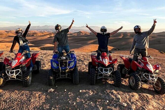 Quad biking in Agafay desert at sunset - An In-Depth Look at the Quad Biking Adventure