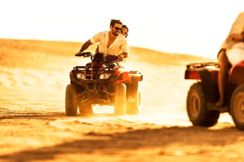 Quad biking in Agafay Desert with lunch & Camel Ride & pool - Key Points