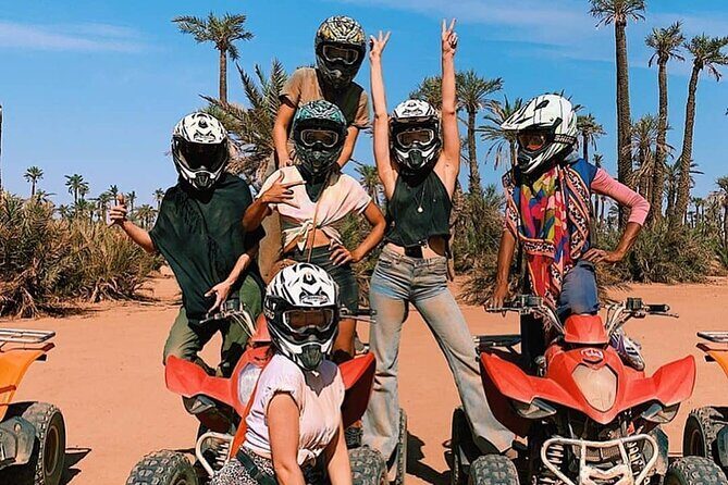 Quad ride at the desert of the Palmeraie of Marrakech - Key Points