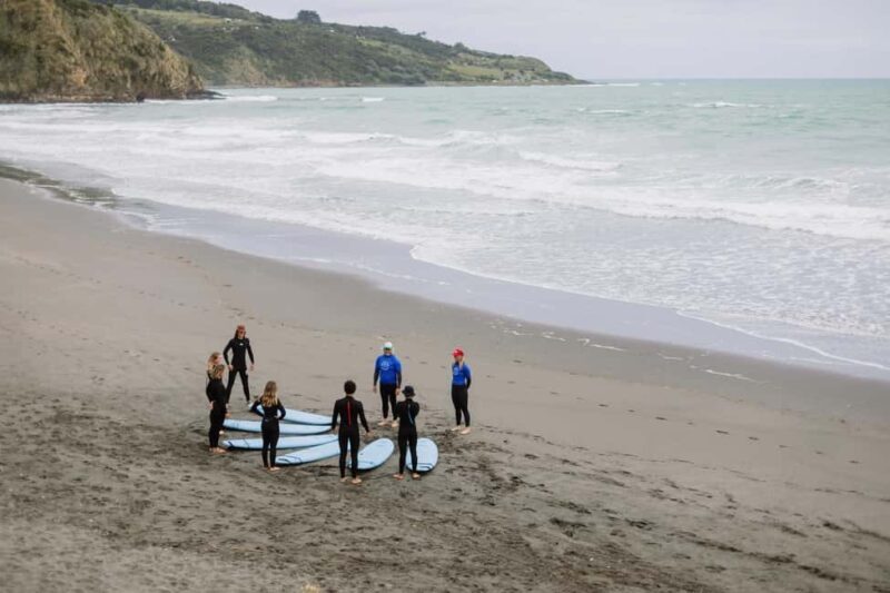 Raglan: Private group / Family Surf Lesson - Equipment and Support