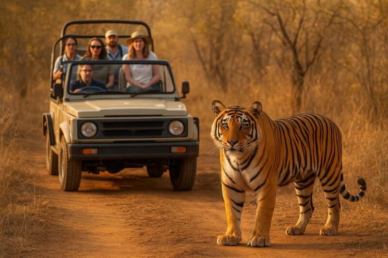 Ranthambore National Park: canter safari ticket with guide - Key Points