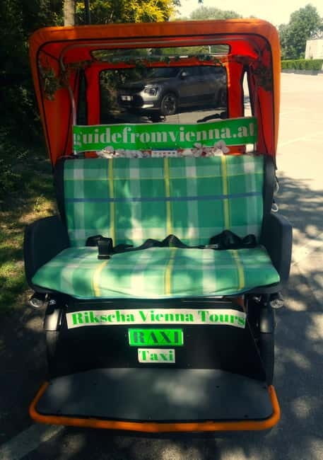 RAXI (Electric Rickshaw) Vienna Tours with two options - Real Traveler Insights