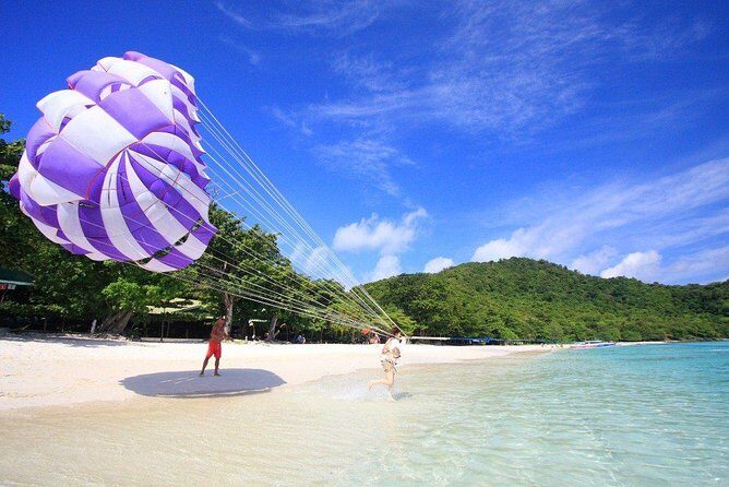 Raya & Coral Islands + Parasailing Tour by Speed Boat with Lunch - Key Points