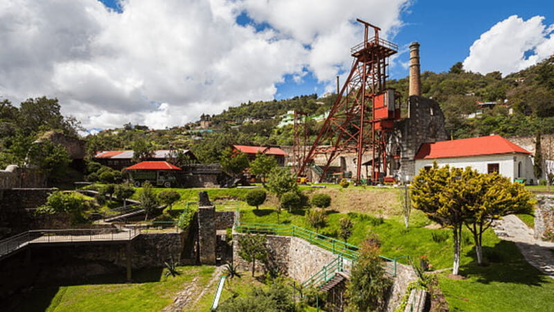 Real del Monte Hidalgo Mexico: Prismas Basálticos - Mining History and an Old Mine