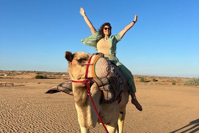Red Dune Desert Safari Camel Ride, Sandboarding with BBQ Dinner - FAQ