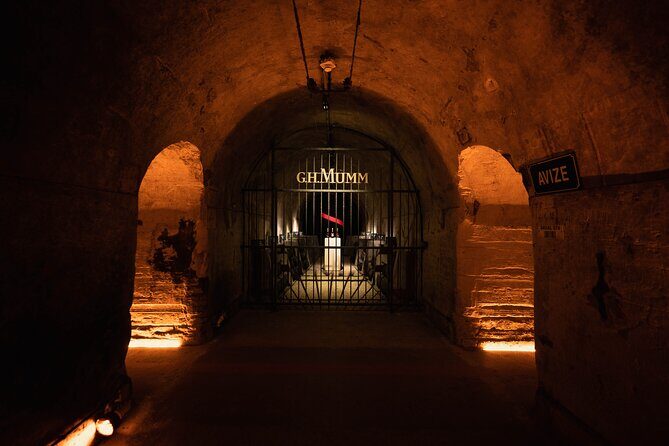 Reims or Epernay: Full day Champagne Mumm, family grower & lunch - Key Points