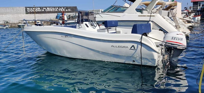 Rent a boat in Taormina without a license - Included in Your Rental