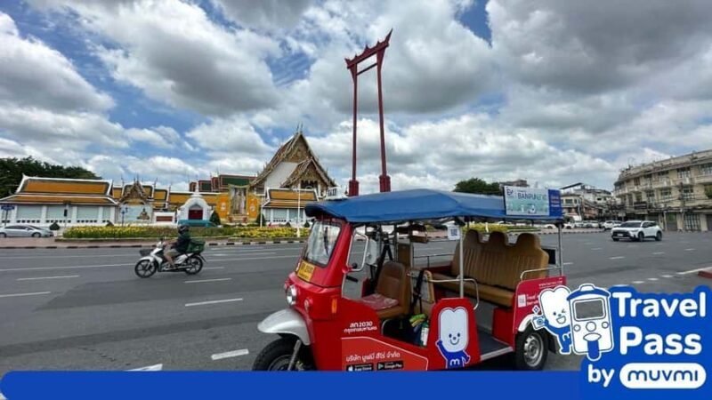 Rent private e-tuk tuk with driver in Bangkok - Key Points