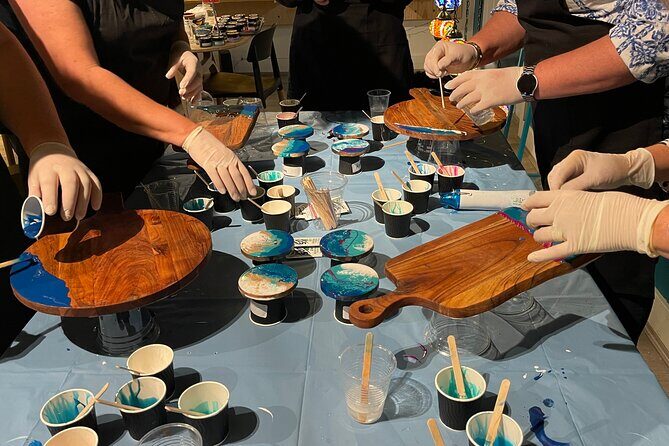 Resin Art Classes Sydney: Cheeseboards & Coasters - The True Value of This Experience
