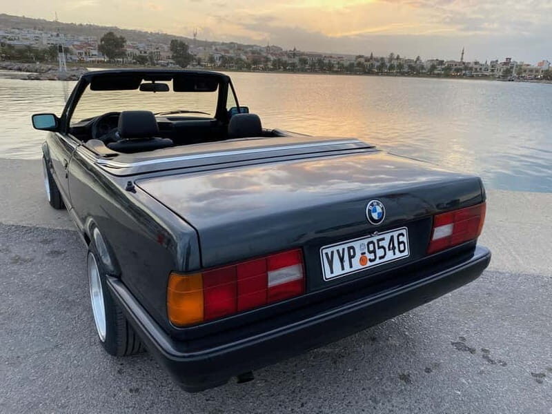 Rethymno: Ride with a BMW 318i Cabrio for 12 hours - Key Points
