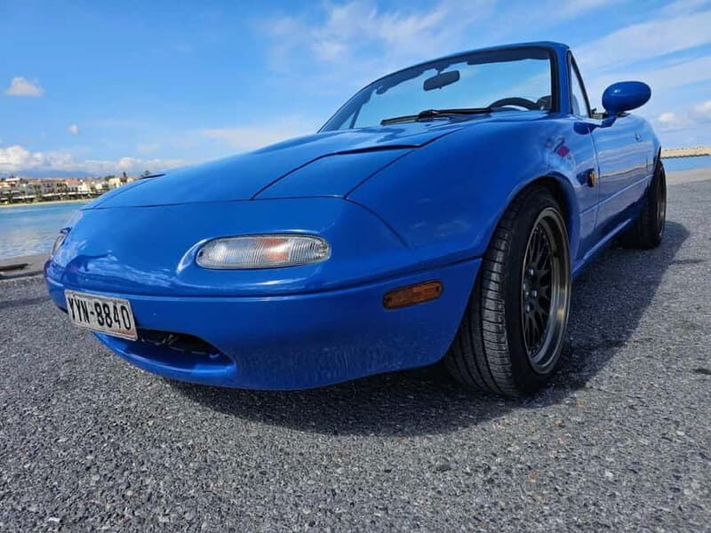 Rethymno: Ride with a Mazda MX5 cabrio 1991 for 12 hours - Rethymno: Ride with a Mazda MX5 Cabrio 1991 for 12 Hours — A Classic Car Adventure in Crete