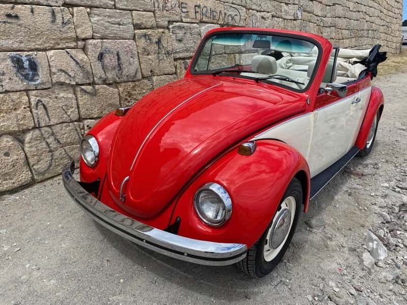 Rethymno: Ride with a VW Beetle Cabrio for 12 hours - An Authentic Ride in a Cult Classic