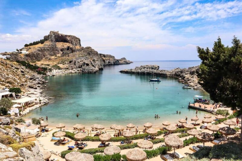 Rhodes: Guided Bus Tour to Lindos Village & Seven Springs - Key Points