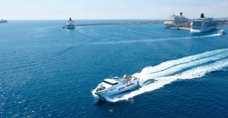 Rhodes: Speedboat Trip to Symi & swimming at St.George Beach - Key Points